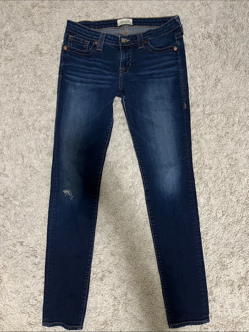 Big Star Women's Skinny Jeans - Dark Blue Wash